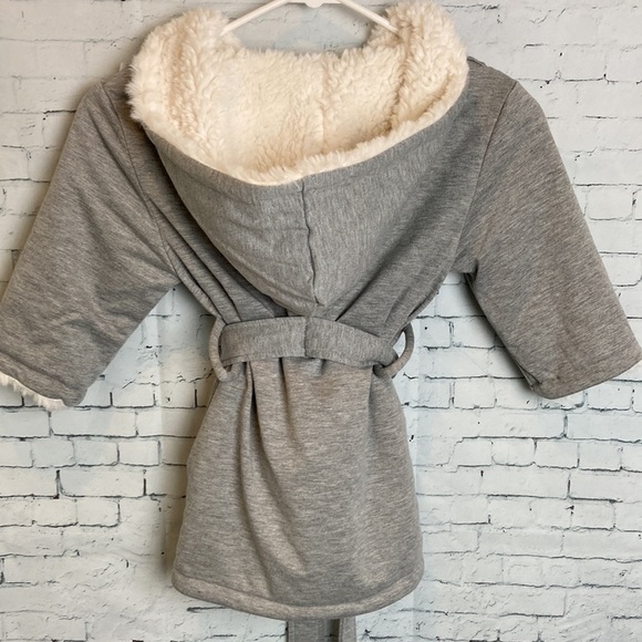 Restoration Hardware NWT Baby & Child Luxe Sherpa Jersey Baby Wrap SZ 2-3 Robe - Picture 7 of 16